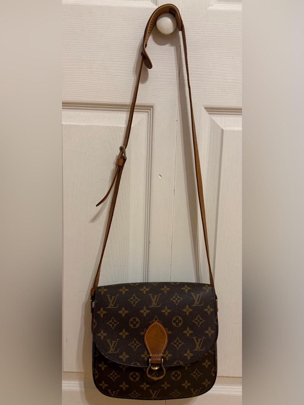 💯AUTHENTIC Louis Vuitton Monogram Saint Cloud Cross Bag - Picture 2 of 16